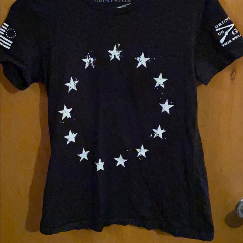 Grunt style lady liberty shirt